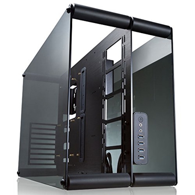 RAIJINTEK Paean Escritorio Negro, Transparente - Caja de Ordenador (Escritorio, PC, Aluminio, SPCC, Vidrio Templado, Negro, Transparente, ATX,Micro AT