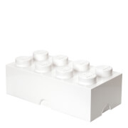 LEGO Bloque de almacenaje 2 x 4 blanco
