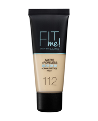 Fit Me Matte Poreless 112 Natural Ivory #Ffe0cd características