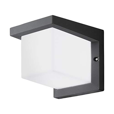 Aplique LED para exterior Desella en forma de cubo