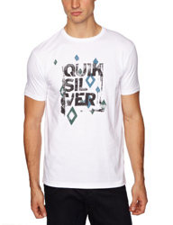 Quiksilver Ss Basic - Camiseta para hombre, tamaño S, color blanco características