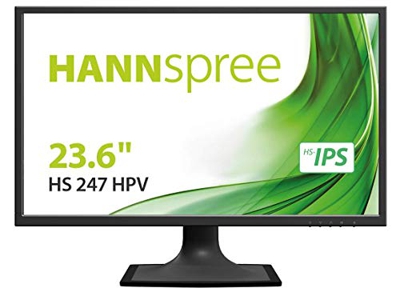 Hannspree HS 247 HPV Pantalla para PC 59,9 cm (23.6") Full HD LCD Plana Negro - Monitor (59,9 cm (23.6"), 1920 x 1080 Pixeles, Full HD, LED, 8 ms, Neg