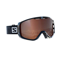Salomon Aksium Access esquí Unisex, Compatible con Gafas de Vista, Tiempo Variable, Lente Naranja con Efecto Flash (Intercambiable), Sistema Airflow,  características