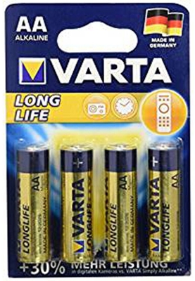 Varta Longlife AA Single-use battery Alcalino - Pilas (Single-use battery, AA, Alcalino, 1,5 V, 4 pieza(s), Azul, Amarillo)