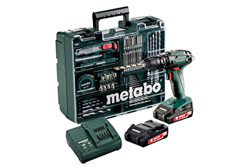 Metabo SB 18 L SET drill Sin llave Negro, Verde 1800 RPM 1,6 kg - Taladro eléctrico (1800 RPM, 1 cm, 2 cm, 50 Nm, 25 Nm, 27000 ppm) precio