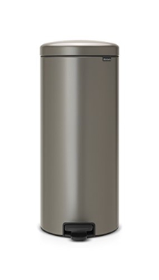 Cubo de basura con pedal Brabantia NewIcon 30 L Platino