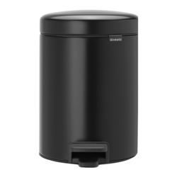 Cubo de basura con pedal Brabantia NewIcon 5 L Negro mate características