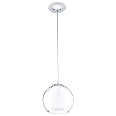 Eglo 92761 - Lámpara de techo con forma de bola, metal, E27, transparente