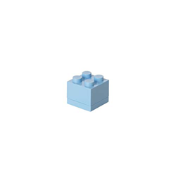 LEGO 4011 Minicaja de 4 espigas, Caja para tentempiés, Azul Claro, Light Royal Blue, One Size en oferta