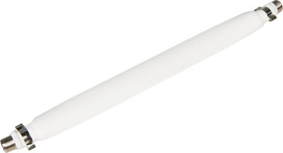 F-Fensterdurchführung mit 2x F-Buchsen 20 cm lang weiß