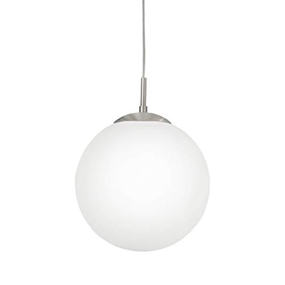 Rondo 30cm White Glass Globe Pendant