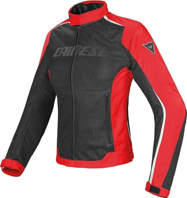 Dainese Hydra Flux D-Dry Chaqueta textil de las señoras Negro Blanco 44