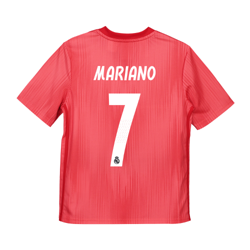 Camiseta de la 3ª equipación del Real Madrid 2018-19 para niños dorsal Mariano  7 precio