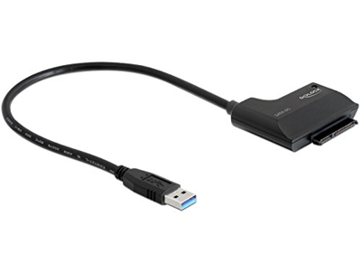Delock 61882 cable interface/gender adapter USB 3.0 SATA Black 6Gbps