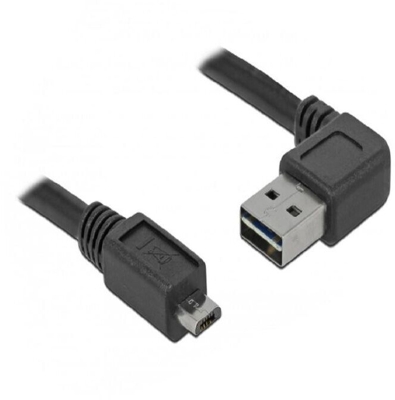 Delock 83382 1m USB 2.0 A - micro-B m/m USB cable USB A Micro-USB B Black