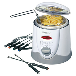 Clatronic FRR 2916 Freidora fondue, 1 litro, 6 tenedores de fondue, 900 W precio