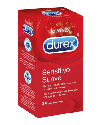 DUREX SENSITIVO SUAVE 24 UDS ENVIO DISCRETO+REGALO GRATIS