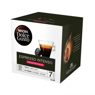 Café Espresso Intenso Descafeinado 16 u Nescafé Dolce Gusto