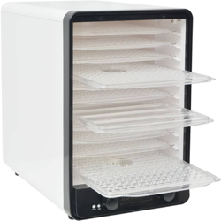 Deshidratador de alimentos con 10 bandejas 550 W blanco precio