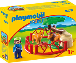 Playmobil- 1.2.3 Recinto Leones Juguete, (geobra Brandstätter 9378) en oferta