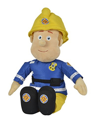 Sam Figura Felpa | Softwool | 45 cm | Sam El Bombero | Fireman Sam | Juguete