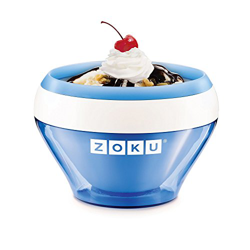 Zoku Ice Cream Maker Sorbet Frozen Yoghurt Dessert in Minutes Blue 0851877003423 características