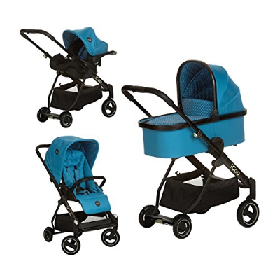Hauck Icoo Acrobat XL Plus Trioset Diamant-Saphir Nuevo