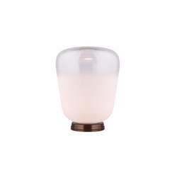 Lámpara de mesa de vidrio Lumineca,  blanco, 33x43 cm - 50231021690835 características