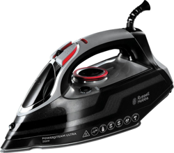 Russell Hobbs Power Steam Ultra - Plancha de Ropa de Vapor (3100W, Suela Cerámica, Planchado Seco, Negro)-ref. 20630-56 en oferta