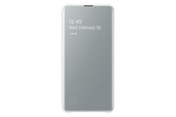 Funda Samsung Clear View para Galaxy S10 Blanco en oferta