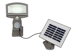 Eco Light Solar lámpara de pared Sunshine con panel solar, detector de movimiento, Giratorio y orientable, IP44 P 9016 SI características