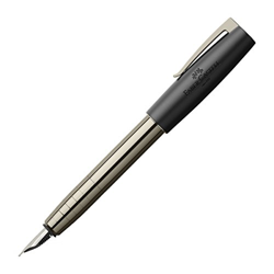 Faber-Castell 149240 Loom, pluma estilográfica (M, Gunmetal Brillante en oferta