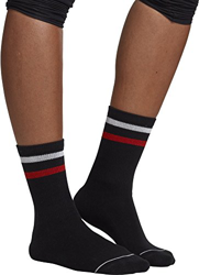 Urban Classics 3-Tone College Socks 2 Pack Calcetines, Multicolor (Black/White/Red 01250), 43/46 para Hombre precio