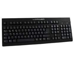 LC-Power Slim BK-902 Tastatur USB Deutsch Schwarz características