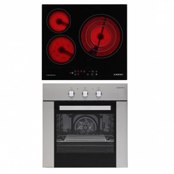 Pack Vitrocerámica y Horno Jocel JPK3EV200174 precio