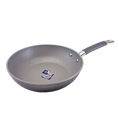 San Ignacio 28 cm Wok en Aluminio Forjado, 28 x 8 cm, Acero Inoxidable, Gris, 28cm diámetro
