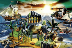 Schmidt-Spiele Playmobil Pirate Island (150 Pieces) en oferta
