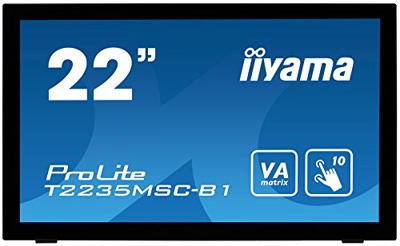 iiyama Prolite T2235MSC - Monitor (54,6 cm (21.5"), 6 ms, 250 CD/m², VA, 3000:1, Sistema Capacitivo proyectado)