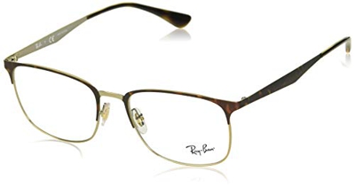 Ray-Ban 0rx 6421 3001 52 Monturas de gafas, Pink Gold On Top Havana, Unisex