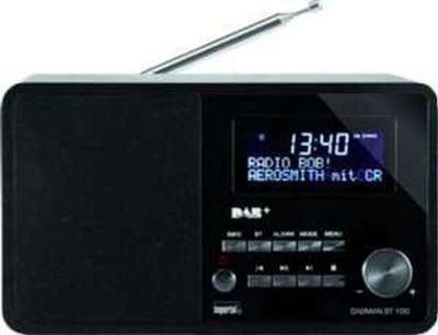 Telestar DABMAN 100 - Radio (Portátil, Digital, Dab, Dab+, FM, 7W, 7,62 cm (3"), 128 x 64 Pixeles)