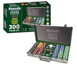 Piatnik Pro Poker Set (300 Chips| 14g) características