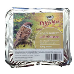 Comida para pájaros Pfiffikus Buffet con cacahuetes - Mezcla con cacahuetes - 300 g características