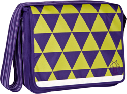 Lässig Casual Messenger Bag Triangle dark purple precio