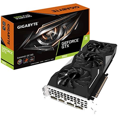Gigabyte GeForce GTX 1660 Gaming OC 6GB GDDR5 - Tarjeta Gráfica