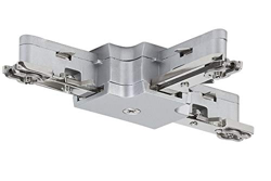 Conector en T sistema AT riel U cromo mate precio