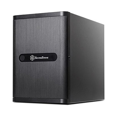 SST-DS380B caja para disco duro externo Negro, Cajas de torre