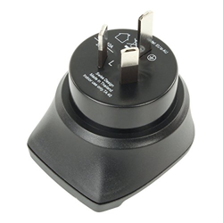 Ver 1250-0003 adaptador de enchufe eléctrico Tipo I (AU) Tipo F Negro y sus características 1250-0003 adaptador de enchufe eléctrico Tipo I (AU) Tipo F Negro en oferta