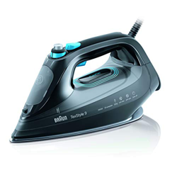 TexStyle 9 SI 9188 E BK Plancha a vapor Suela de Eloxal Negro 2800 W precio