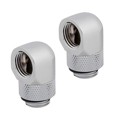 Corsair Hydro X Series 90° Rotary (Doble Pack) Cromado - Adaptador