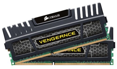 Corsasir Vengeance Black Heatspreader 1600MHz PC-1600 16GB (2x8GB) CL9 - Memoria DDR3